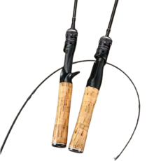 KUNZO 초경량 고탄성 UL 루어 꺽지 쏘가리 송어 낚시대, 스피닝로드(블랙UL+L)