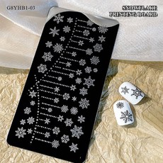 네일 템플릿 스탬핑 플레이트 세트 실리콘 스탬퍼 브러쉬 아트 스탬프 폴리쉬 전사 스텐실 꽃 기하학 도구 매니큐어, 옵션04) G8YHB1-03, 1개