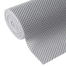 Iwtmm 서랍 선반 및 캐비닛 라이너 비접착식 초강력 그립 - 주방 욕실 사무실 및 옷장에 물건을 제자리에 유지 캐비닛 찬장 서랍용 튼튼한 미끄럼 방지 라이너, 연회색