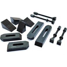 회전 테이블 밀링 페이스 플레이트 및 수직 슬라이드용 Buyohlic 클램프 키트(M8 키트), 24 pcs Clamp Kit- 6mm