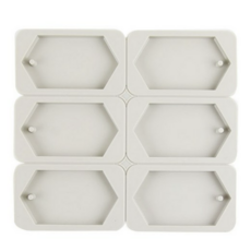 케이지 육각 타블렛 6구 실리콘 몰드, 랜덤 발송 5개