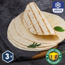 Fresh2Go Tortilla Bread (Roti) 12 Inch (2+1) 3492g 또띠아 12인치, 3.492kg, 3개