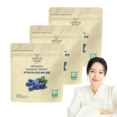 주영엔에스 유기농 하스카프 베리 분말 100%, 30g, 3개