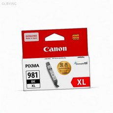 캐논 CLI 981PB XL 포토블루 잉크카트리지 고해상도인화 잉크교체 잉크젯프린터유지, 1개