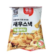 오늘좋은 새우스낵 (두툼바삭), 10개, 80g