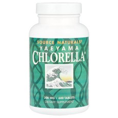 Source Naturals 야에야마 클로렐라 200 mg 600 정, SourceNaturals야에야마클로렐라200mg600, 600정, 1개