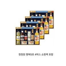 청정원 행복5호 선물세트 4개 명절선물