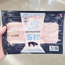 존쿡델리미트 마일드 베이컨, 단품, 120g, 1개