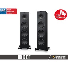 KEF Q750 落地式喇叭 (黑/白) Uni-Q驅動單體 公司貨, 緞面黑