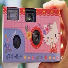 휴대용카메라 캐릭터 일회용 카메라(시나모롤) 일회용필름카메라 필 79000EA 1EA, 본상품