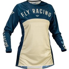 Fly Racing 여성용 라이트 저지 (네이비/아이보리 스몰)112115, Small, Navy/Ivory