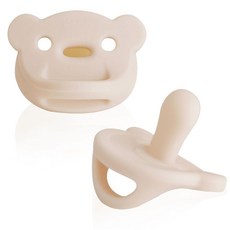 베로로 올실리콘 쪽쪽이 (케이스포함), 곰쪽이, 베이지, 1개 곰쪽이, 베이지, 1개