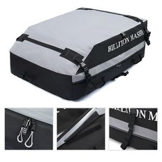 루프백 지붕 대용량 자동차 캠핑용 방수, 1개, 블랙 21 130x110x42cm