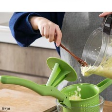 프레야 누르면 짜지는 나물 짤순이, 1개, 연두 그린(green)