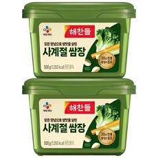 해찬들 사계절 쌈장, 500g, 2개