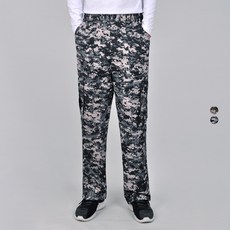 Guystory 男士直筒版型活動鬆緊腰帶軍事風口袋工作褲Biseuku工裝褲