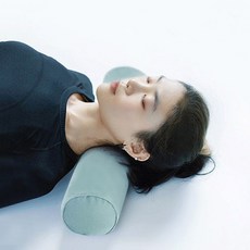 불면증 안녕 꿀잠수면 목이 편안한 C커브 원형 경추 목베개 40cm, 1개, 단품
