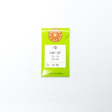 스쿠이 바늘 LW x 2T 바늘 곡침 바늘 미싱부속 신우미싱