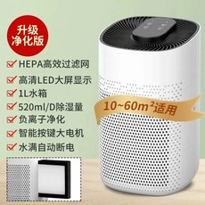 대용량 산업용 제습기 공장용 이동식 제거 습기 50L, B. 흰색 업그레이드 된 정화 버전듀얼 코어 제습HEP, B. 흰색 정화 버전