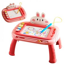 토이머스 큐티 동물 드로잉 보드 스케치 자석보드, 토끼 핑크, 1개