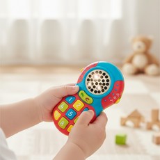 제인리빙 장난감 전화기 어린이휴대폰, 1개, 혼합