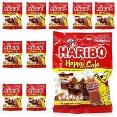 하리보 젤리 100g 해피콜라, 10개