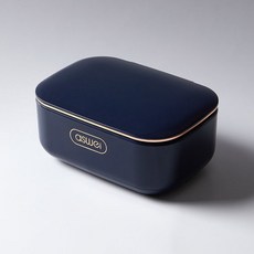 asujei 瀝水肥皂盒 壁掛式吸盤置物架 浴室免打孔, 輕奢藍色, 1個