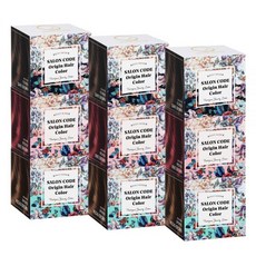 제니하우스 염색약 시즌3 살롱코드 오리진 새치 염색 홈쇼핑 3박스