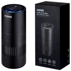 [출시 파격할인] 에이치원 AP05 차량용 공기청정기 HEPA13급 필터 차량용 프리미엄 공기 청정기 (Black), 단품 1개