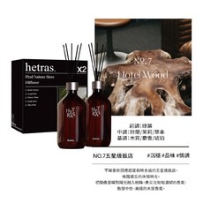 HETRAS 韓國首席調香師擴香500ml*2瓶組 #05 擁抱皂香 室內香氛 擴香套組, 07五星級飯店, 1組