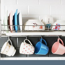 행잉 싱크대 선반 정리 주방 건조대 선반 타공 설거지 수납 원룸