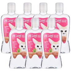 가그린 어린이용 구강세정제 딸기향 이미지 랜덤발송, 7개, 380ml
