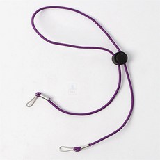 팽이네K 끈조절 마스크 스트랩 퍼플