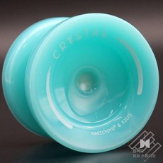 플라스틱 듀얼 기능 그라데이션 크리스탈 요요 k2 헤비 금속 있는 외부 도구 제너럴, 1개, 스탠다드 에디션 - 티파니 블루