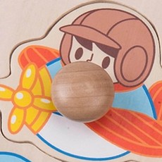 점보 꼭지퍼즐 탈것 맞추기 어린이 블럭