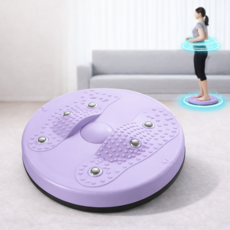 모노리움 트위스트 원판 허리돌리기 운동기구, 퍼플, 1개