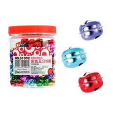 力大 足勇 NO. 03101 彩色五分鈴鐺 (16mm) (300入) - 手工藝裝飾配件, 1個