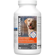 뉴트라맥스 코세퀸 맥시멈 스트렝스 플러스 MSM 강아지 관절보조 180정, 1개