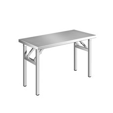 스테인레스 접이식 작업대 배수 테이블 업소용 상판 손질 책상 초두꺼운 80x40x75 테이블 4개