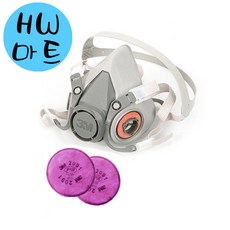 인테리어 실내 페인팅 작업 가벼운 안전 방독 마스크