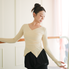 이이엘댄스 레이어드 발레 워머 성인 발레복 상의 옷 의상