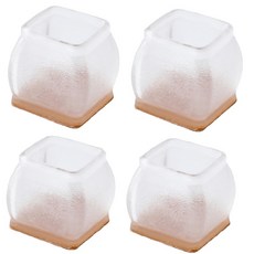 靜音桌椅腳套 毛氈椅腳套 硅膠椅腳保護套 通用椅子, 1套