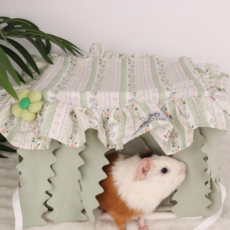 루체트리 햄스터집 햄스터용품 은신처 케이지 숨숨집 다람쥐 기니피그 햄스터키우기, 옐로우