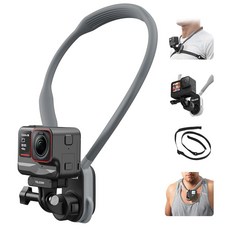 퀵 릴리스 마그네틱 목걸이 홀더 넥 마운트 가슴 스트랩 포함 액션캠 액세서리, 2 20.47" Collar Neck Mount+Pho