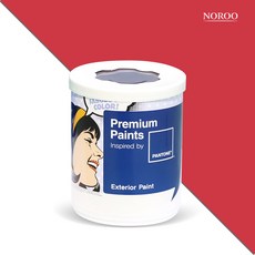 노루페인트 팬톤 실외 벽면 저광 페인트, 18-1660 Tomato, 1L, 1개