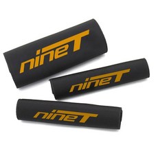 오토바이 리어 프론트 포크 프로텍터 충격 흡수 가드 랩 커버 스트레치 패브릭 적합, 1개, 2. orange-a set