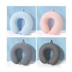 냉감 소재의 프리미엄 메모리폼 목쿠션 ord+160Ez, 그레이