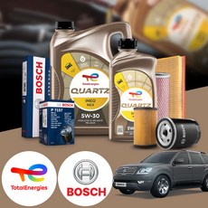 기아 모하비 3.0d 디젤 토탈 쿼츠 이네오 넥스 5W30 엔진오일 필터 패키지