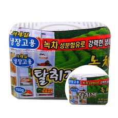 냉장고용 겔탈취제150g 녹차향 냄새제거 업소용