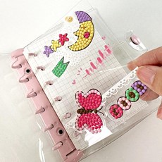 초등 학급활동 다꾸놀이 6공 다이어리 보석십자수 스티커 세트 초등고학년 중등 방과후, 다이어리 보석십자수 세트, 1개